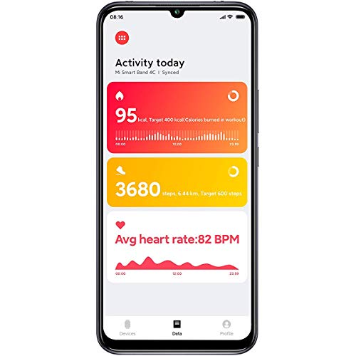Xiaomi Mi Smart Band 4C - Activity Tracker Black