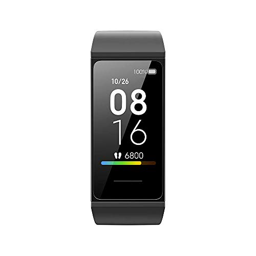 Xiaomi Mi Smart Band 4C, Pantalla a Color de 1.08", Seguimiento de Actividad, monitoreo de Salud, Asistente de Mensajes, Resistencia al Agua (Negro)