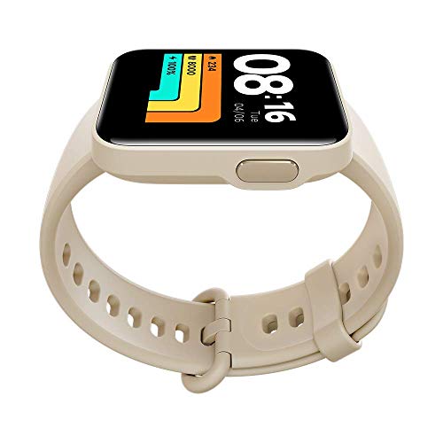 Xiaomi Mi Watch Lite - Reloj inteligente , GPS, control frecuencia cardíaca, 11 modelos de entrenamiento, color blanco