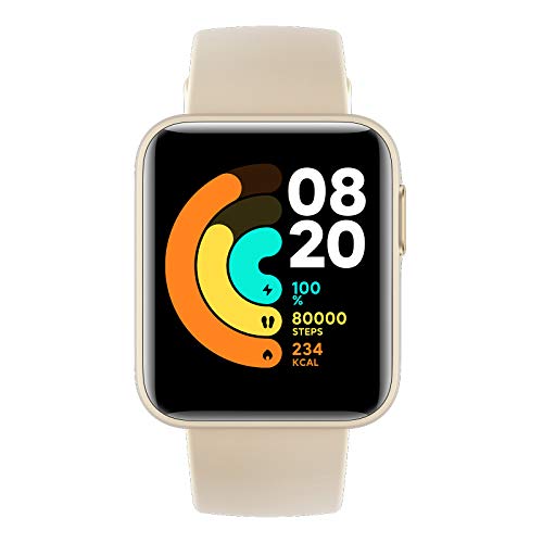 Xiaomi Mi Watch Lite - Reloj inteligente , GPS, control frecuencia cardíaca, 11 modelos de entrenamiento, color blanco
