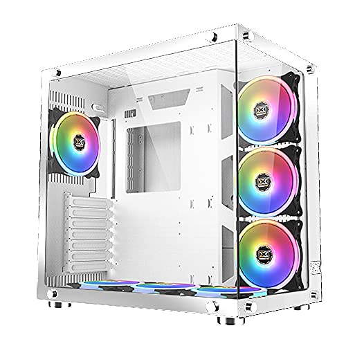 Xigmatek Caja para Ordenador ATX Aquarius Plus Arctic con 7X AY120 (EN46430)