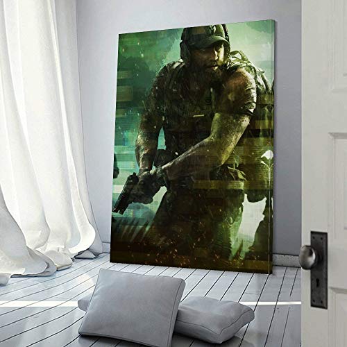 xingyao Póster de la película Ghost Recon 003 sobre lienzo y arte de pared, impresión moderna para decoración de dormitorio familiar, 20 x 30 cm