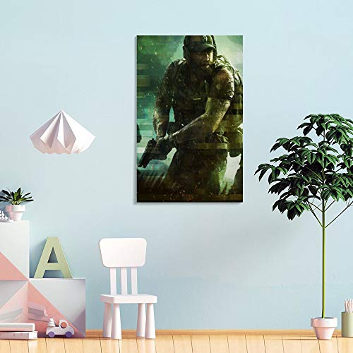 xingyao Póster de la película Ghost Recon 003 sobre lienzo y arte de pared, impresión moderna para decoración de dormitorio familiar, 20 x 30 cm