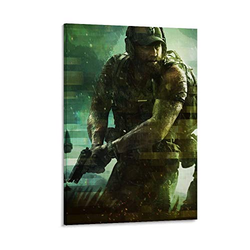 xingyao Póster de la película Ghost Recon 003 sobre lienzo y arte de pared, impresión moderna para decoración de dormitorio familiar, 20 x 30 cm