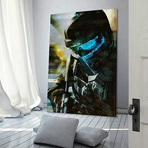 xingyao Póster de la película Ghost Recon 006 sobre lienzo y arte de pared, impresión moderna para decoración de dormitorio familiar, 20 x 30 cm