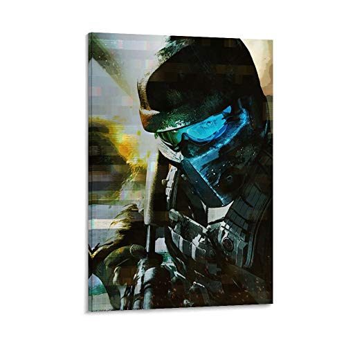 xingyao Póster de la película Ghost Recon 006 sobre lienzo y arte de pared, impresión moderna para decoración de dormitorio familiar, 20 x 30 cm