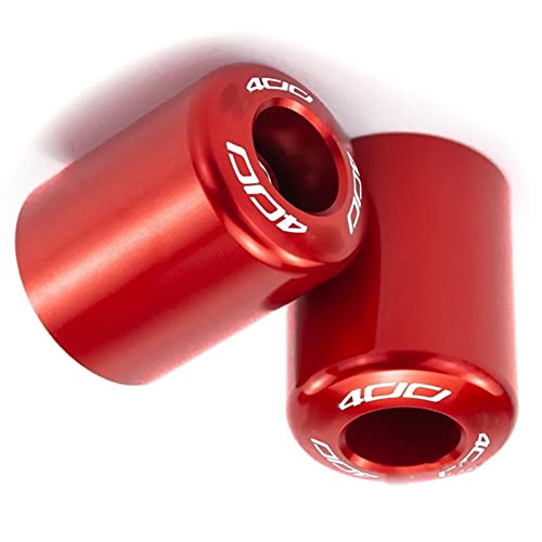 XJSM para Kawasaki Z250 Z900 Z400 Z750 Z800 7/8"22mm Manillar De Motocicleta Contrapeso Tapón Deslizador Manillar Extremos De Barra Accesorios Motocicleta (Color : Z400 Red)