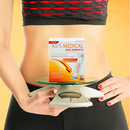 XL-S Medical Max Strength - Bloqueador de la absorción de Carbohidratos, Azúcares y Grasas - Tratamiento para Adelgazar - Reduce la ingesta de Calorías y Antojos - Pack 2 Meses de Tratamiento