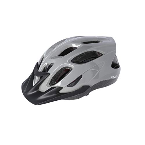 XLC BH-C25 Casco de Ciclismo, Unisex, Gris y Rosa, 53-58 cm