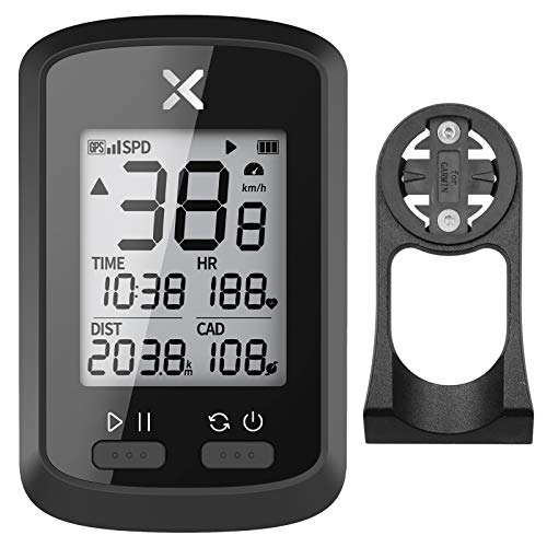 XOSS G+ Computadora GPS Inalámbrico Velocímetro Impermeable Bicicleta de Carretera MTB Bicicletas Eléctricas Bluetooth Ant + con Computadoras de Ciclismo de Cadencia (Combo 3)