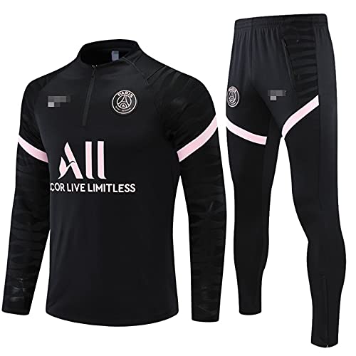 XZtianxie Paris Chandals Chándales para Hombre Ropa De Deporte Uniforme De Fútbol De Manga Larga, Primavera Y Otoño, Camiseta Ropa Deportiva para Adultos, Traje De Entrenamiento Competición,8,M