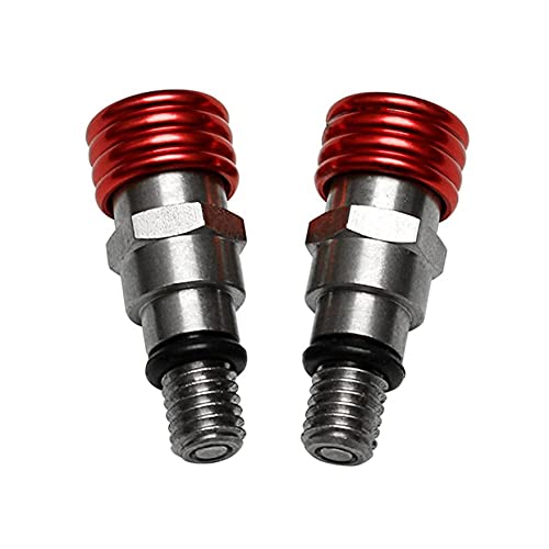 Ygerbkct 1 par de válvulas de Purga de Aire de Horquilla de Motocross para Motocicleta M5x0,8 Accesorios de Motocicleta para Horquillas Showa KAYABA