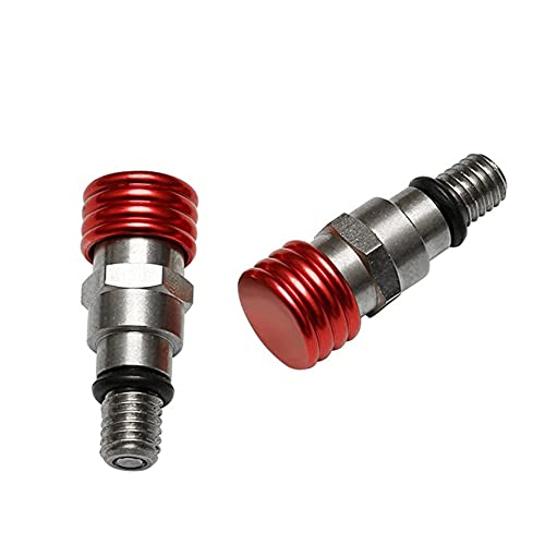 Ygerbkct 1 par de válvulas de Purga de Aire de Horquilla de Motocross para Motocicleta M5x0,8 Accesorios de Motocicleta para Horquillas Showa KAYABA
