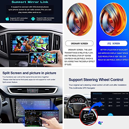 YLCCC coche Radio Stéreo Android 10.0 Sat nav Para Sko-da Yeti 2014-2017 GPS Navegación Multimedia Player Pantalla Táctil Soporte 4G+Wifi/SWC/Carplay/Bluetooth/DSP/enlace espejo,8 Core 4G+WiFi: 2+32GB