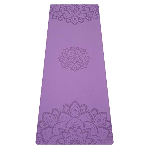 YOGA DESIGN LAB The Flow Mat Pure (Mandala Lavender)