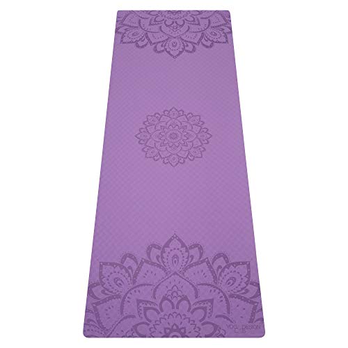 YOGA DESIGN LAB The Flow Mat Pure (Mandala Lavender)