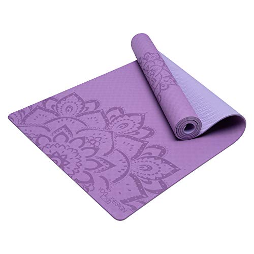 YOGA DESIGN LAB The Flow Mat Pure (Mandala Lavender)