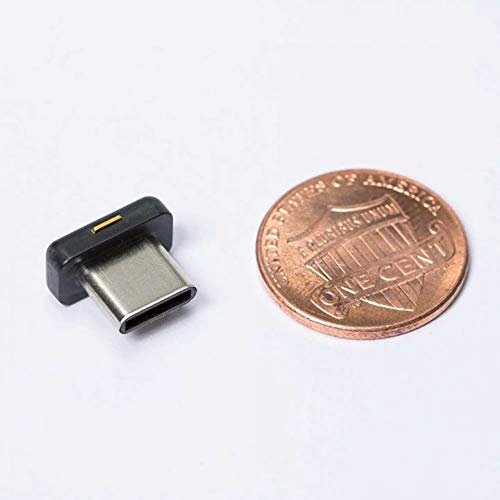 Yubico YubiKey 5C Nano Two Factor Authentication Security Key - Black - USB-C