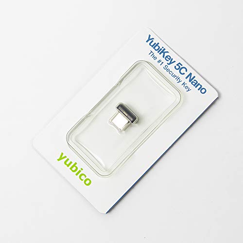 Yubico YubiKey 5C Nano Two Factor Authentication Security Key - Black - USB-C