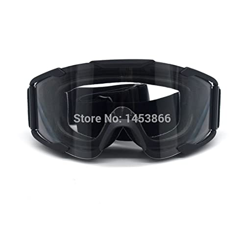 YYOMXXOM Evomosa Motocross Vintage Casco Gafas Gafas Gafas Motocicleta Dirt Bike Racing Google For Harley Open Half Casco Skiing (Color : Black A)