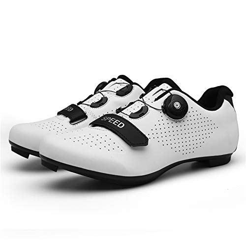 Zapatillas de Ciclismo para Hombres Mujer Zapatillas Ciclismo Carretera Zapatillas de Bicicleta de Carretera Antideslizantes Respirables Zapatillas de Ciclismo MTB