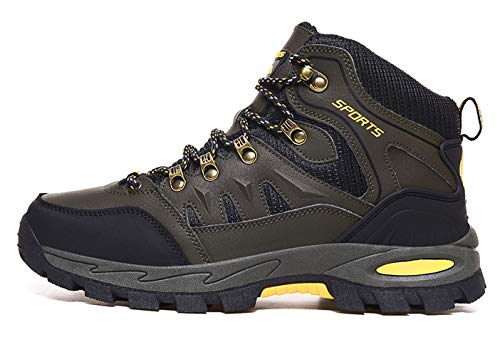 Zapatillas de Trekking para Hombre Mujer Impermeables Botas de Senderismo Al Aire Botas de Montaña Antideslizante Zapatos de Deporte Adulto