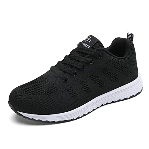 Zapatillas Deportivas Mujer Zapatos Casual Running Tenis Cómodas Ligeras Sneakers(Nero, EU 39)