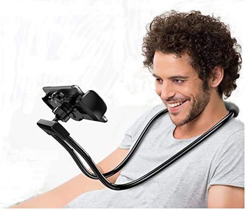 zazzamilo Car Holder - Soporte innovador para teléfono y tableta de cuello con soporte flexible, rotación de 360 grados