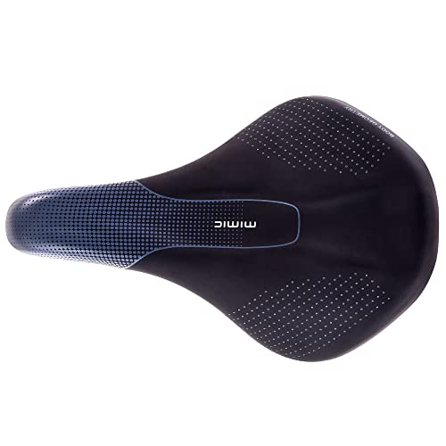ZJF 155 mm Lightweight Road Bike Saddle 155mm for Las Mujeres Bicicleta Sillín Boody Geometría MTB Monte Bike Sillín Asiento Sillón Ancho Asiento Asiento Confort Asiento Bicicleta 1pc