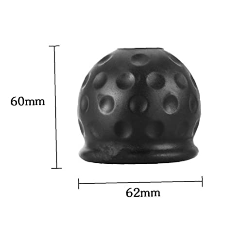 Zonster 2 Unids Trailer Hitch Ball Cover Universal 50mm Tow Bar Bar Ball Gorra para Remolque Trailer Caravan