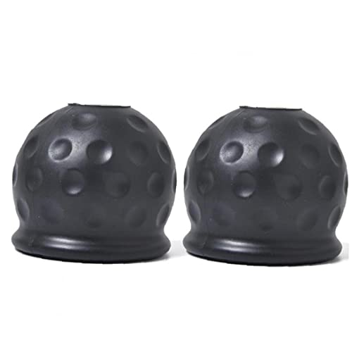 Zonster 2 Unids Trailer Hitch Ball Cover Universal 50mm Tow Bar Bar Ball Gorra para Remolque Trailer Caravan