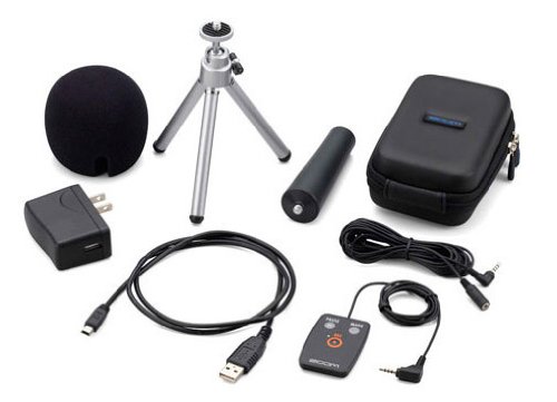 Zoom 307687 - Kit de accesorios para grabador de sonido digital, color negro