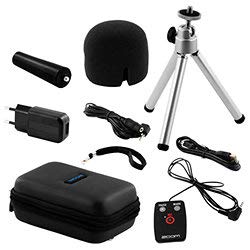 Zoom 307687 - Kit de accesorios para grabador de sonido digital, color negro