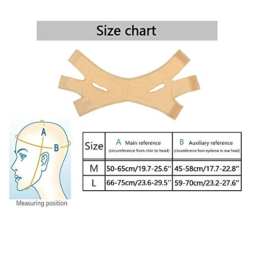 Zueyen 2 piezas Correa adelgazante facial, máscara adelgazante en forma de V, vendaje de estiramiento facial sin dolor para eliminar la flacidez de la piel Lifting Reafirmante antiarrugas