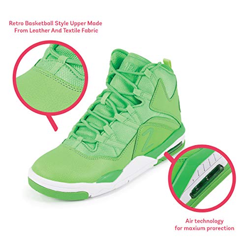 Zumba Air Classic Remix Zapatillas Altas de Mujer Dance Fitness Entrenamiento Sneakers de Moda, Apple Green, 38 EU