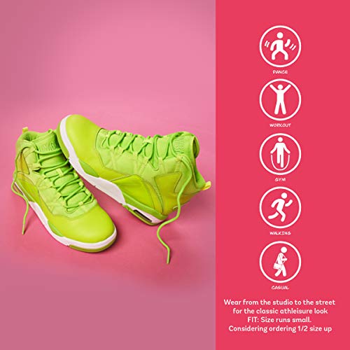 Zumba Air Classic Remix Zapatillas Altas de Mujer Dance Fitness Entrenamiento Sneakers de Moda, Apple Green, 38 EU