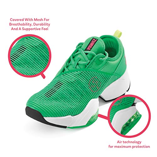 Zumba Athletic Air Classic Gym Fitness-Tenis de Entrenamiento para Mujer, Zapatillas, Stomp It Green, 38.5 EU