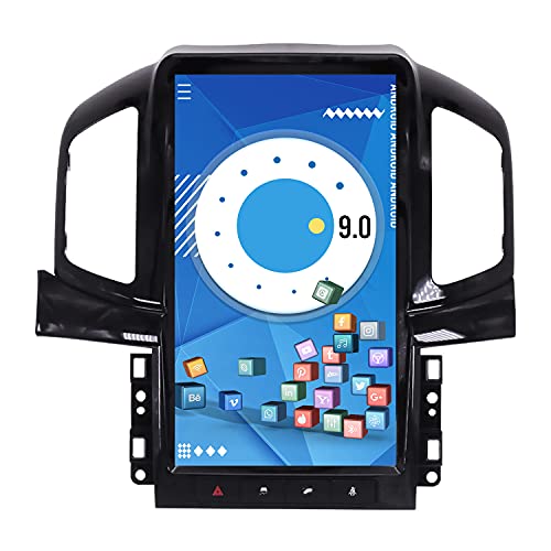 ZWNAV Vertical Tesla Screen DSP Carplay Android 9 Lettore Video per 2013 2014 2015 2016 2017 Chevrolet Captiva GPS Navigation Head Unit Auto Audio Stereo Radio ricevitore (4G RAM 64G ROM Carplay)