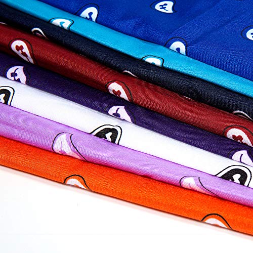 ZWOOS Bandanas Paisley, 12 Piezas Foulards, Pañuelos para el cuello para Hombre y Mujer (12 Colores)