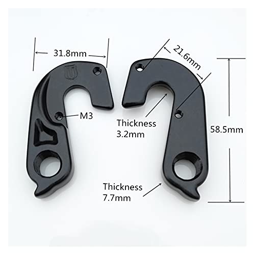 ZZHH 2pcs Bicycle Bicycle Trasero Derailleur Hanger Aley Gear Panchers Dropout Fit for especializado para Enduro para FSR Epic para Stumpjumper para FSR para S-Works para HotRock (Color : ZWGH40AP2)