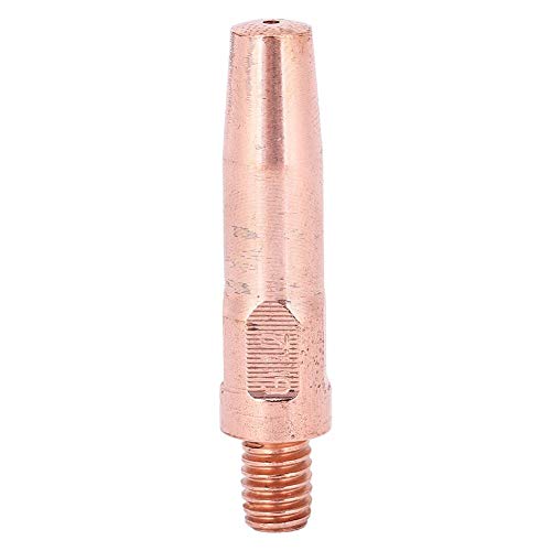 10 piezas 45x1,2mm cromo circonio cobre práctico antorcha de soldadura MIG puntas de contacto resistentes para soldadura eléctrica