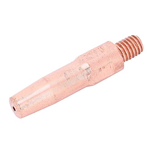 10 piezas 45x1,2mm cromo circonio cobre práctico antorcha de soldadura MIG puntas de contacto resistentes para soldadura eléctrica