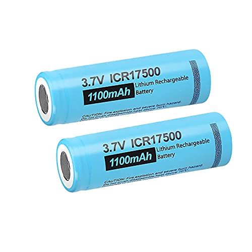17500 ICR17500 3,7 V 1100 mAh Li-Ion batería Recargable 3 Piezas