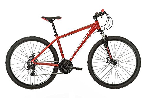 2017 Raleigh Helion 3.0 Hardtail – Bicicleta para bicicleta de montaña, color negro /rojo, tamaño 20" (50,8 cm)