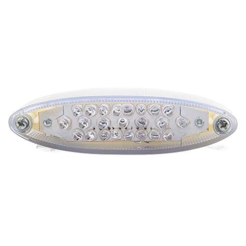 28 Led motocicleta ATV freno trasero luz de matrícula para ATV LTZ King Quad Runner DR DRZ 650400 (blanco)