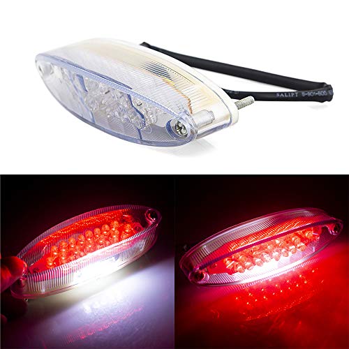 28 Led motocicleta ATV freno trasero luz de matrícula para ATV LTZ King Quad Runner DR DRZ 650400 (blanco)