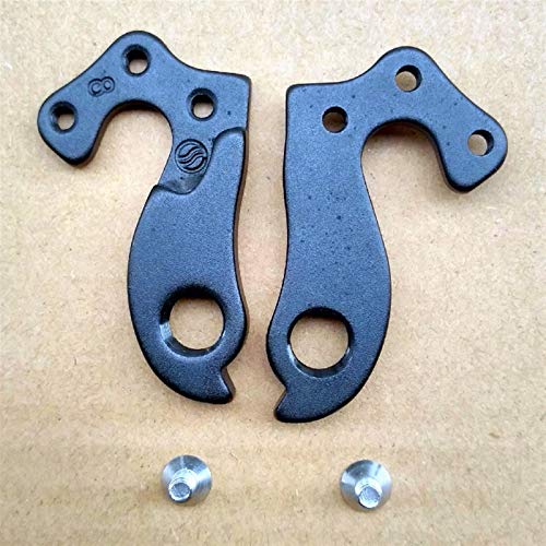 2pc Bicycle Trasero Trasero Percha de desviador for Bergamont # BGM-H030 Bergamont Helix Horizon Revox Vitecre Vitox Boardman Boardman SLR Mech Dropout Frame Extender Fácil de reemplazar las herramien