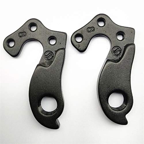 2pc Bicycle Trasero Trasero Percha de desviador for Bergamont # BGM-H030 Bergamont Helix Horizon Revox Vitecre Vitox Boardman Boardman SLR Mech Dropout Frame Extender Fácil de reemplazar las herramien