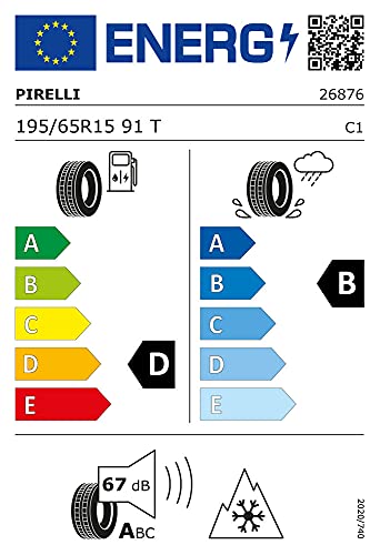 4 ruedas completas de invierno Skandic 6x15 ET 37 5x105 negro mate con 195/65 R15 91T Pirelli Cinturato Winter M+S 3PMSF