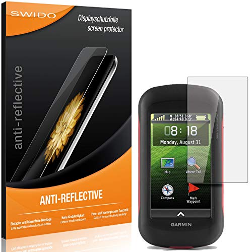 4 x SWIDO® Protector de pantalla Garmin Montana 680 Protectores de pantalla de película "AntiReflex" antideslumbrante